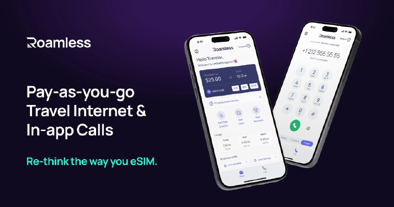 Global eSIM for Travel Internet, eSIM App | Roamless